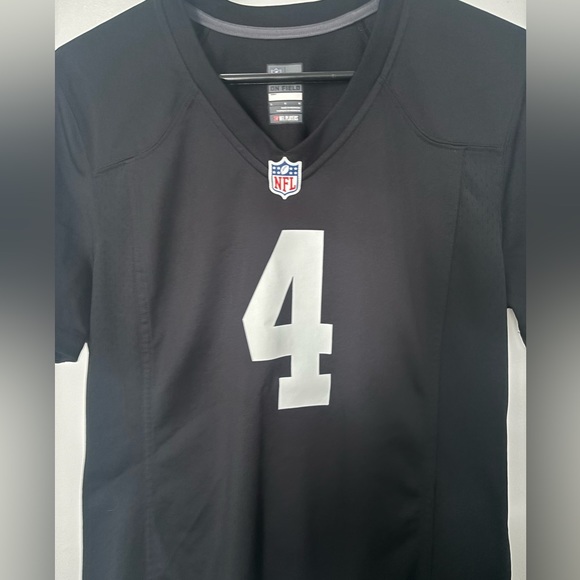 Las Vegas Raiders Derek Carr On Field Woman’s Jersey Size Large * By Nike - Picture 8 of 10